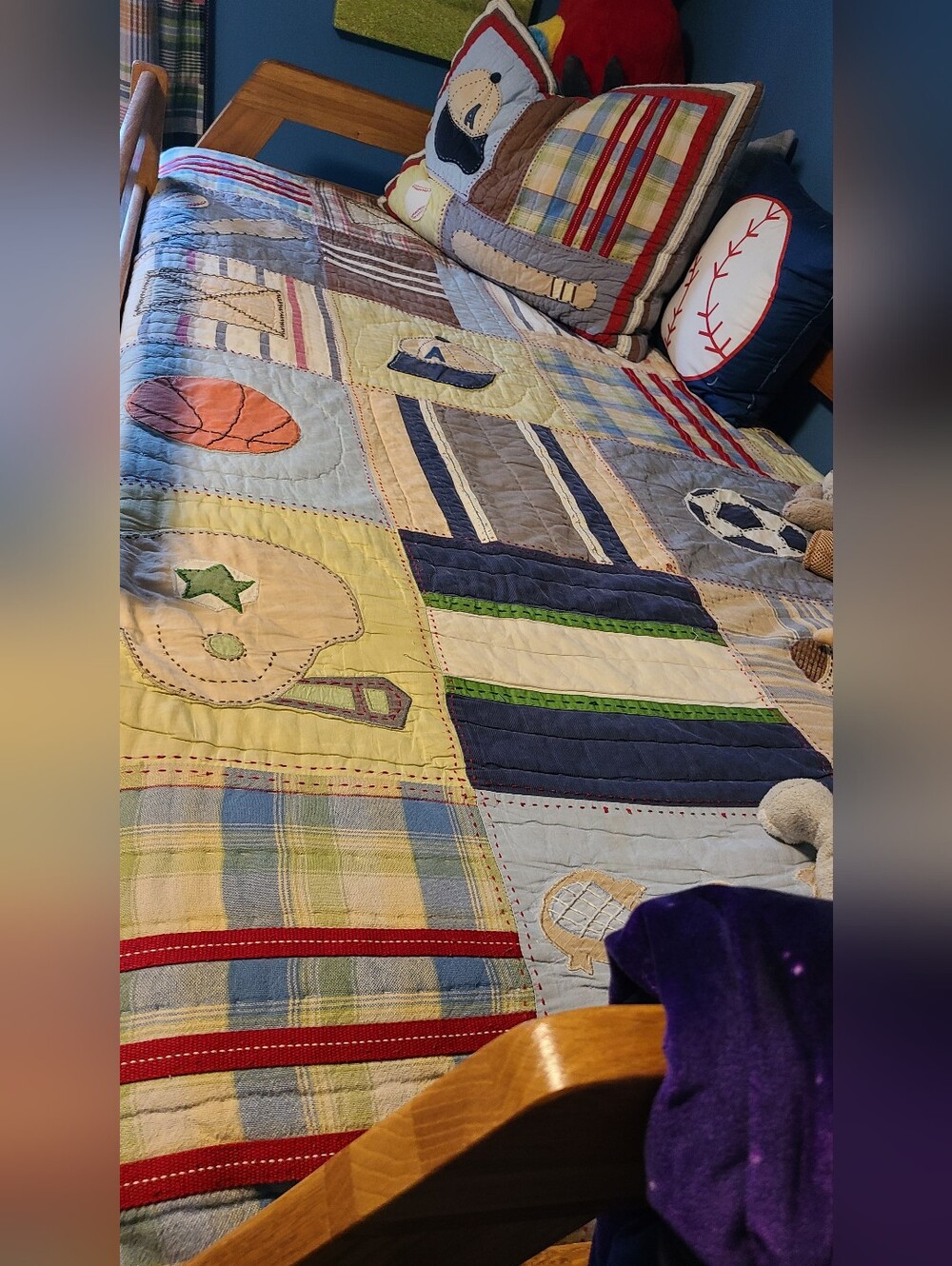 Pottery Barn Kids Sport Twin Quilt - Picture 4 of 6